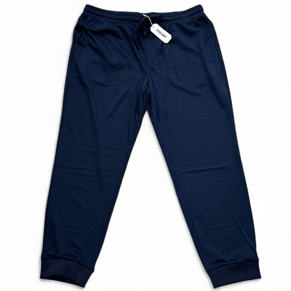 NEW Coofandy Mens Navy Blue Joggers